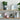 Keramik Vorratsdosen Stripes mit Holzdeckel - 10,1 x 9,3 cm - Hellgrau Springlane