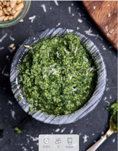 Klassisches Basilikumpesto