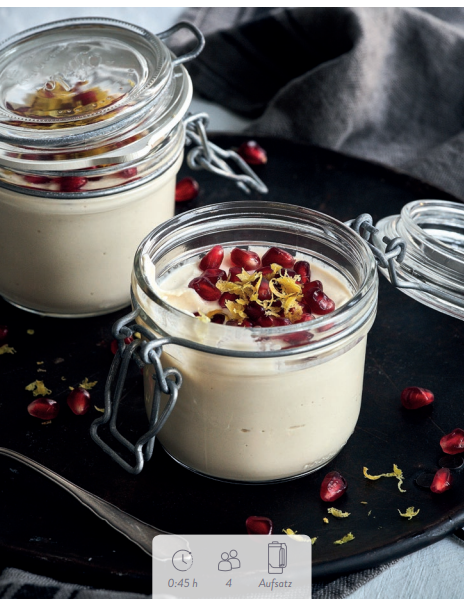 Cashew Mousse mit Zitrone